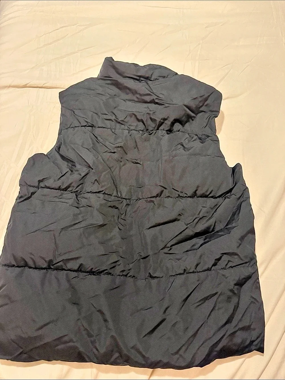 Old Navy Quilted Vest Black Medium Like New
